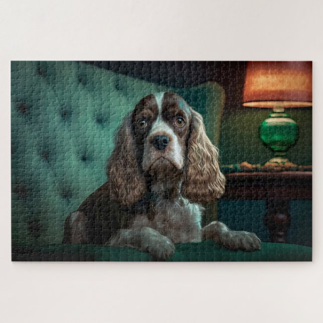 Elegant Cocker Spanel Classic Portrait Design (Horizontal)