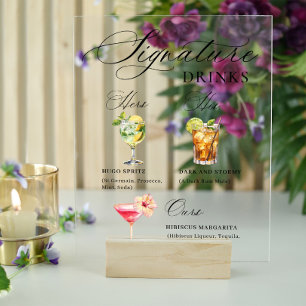 Élégant cocktail signature minimaliste Mimosa Bar