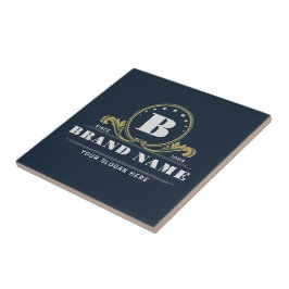 Elegant Company Monogram Vintage Emblem design Fliese