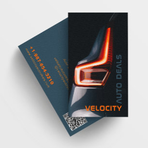 Élégant concessionnaire automobile Carte de visite