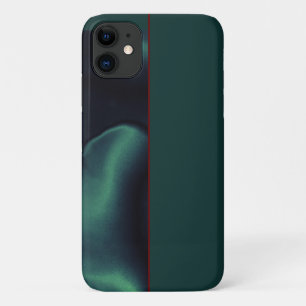Élégant coque iphone de fleurs vertes