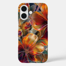 Élégant coque iphone floral de minuit
