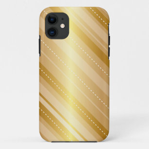 Élégant coque iphone Gold Stripe