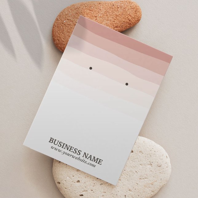 Elegant Coral Shades Earring Display Holder (Von Creator hochgeladen)