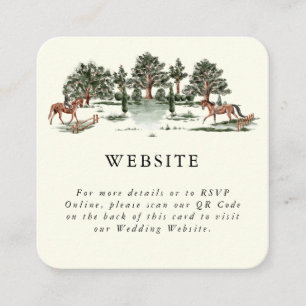 Elegant Country Ranch   Hochzeitseinlagekarte  Begleitkarte