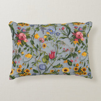 "Elégant Coussin Floral, Personnalisé Print Home d