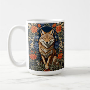Elegant Coyote William Morris Inspiriert Kaffeetasse
