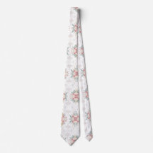 Élégant Cravate floral tribal