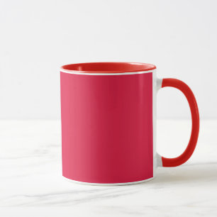Élégant Crimson Rouge Combo Mug Parfait pour nous 