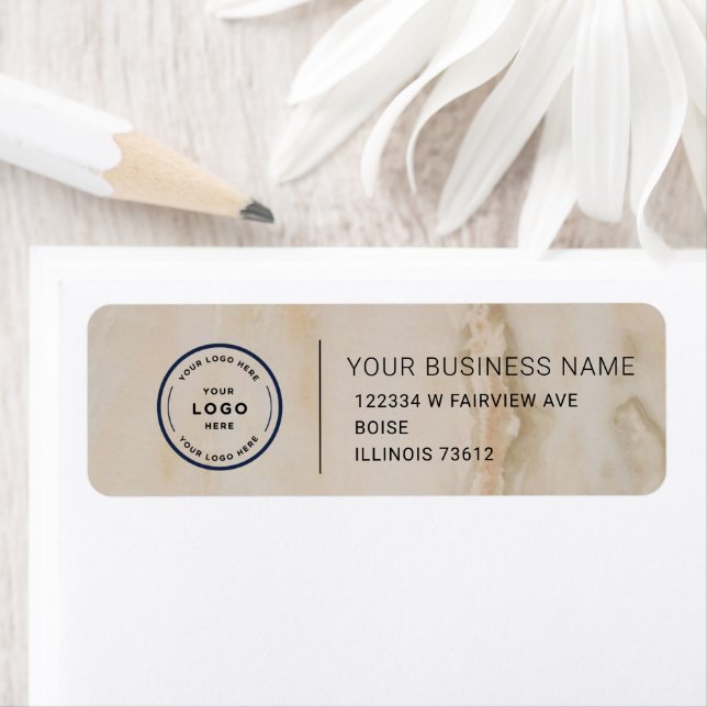 Elegant Custom Business Return Address Labe (Insitu)