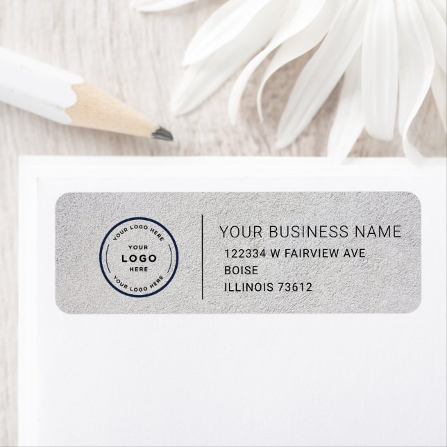 Elegant Custom Business Return Address Label (Insitu)