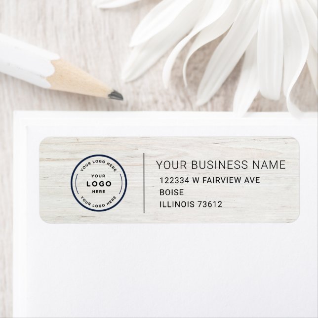 Elegant Custom Business Return Address Label (Insitu)
