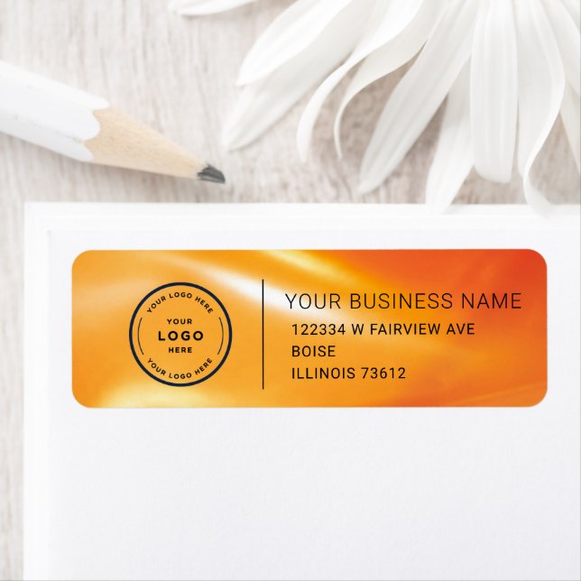 Elegant Custom Business Return Address Label (Insitu)