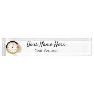 Elegant Custom Desk Name Plate Sign Namensplakette