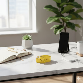 Elegant Custom Name Glass Paperweight Gift Briefbeschwerer