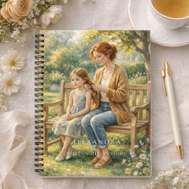 Elegant Custom Name Mother & Daughter Journal Notizbuch
