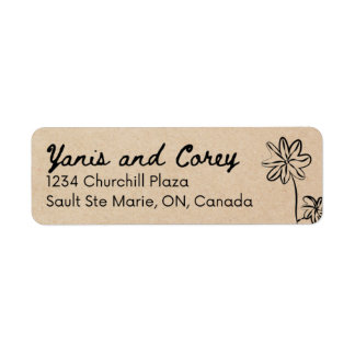 Elegant Custom Return Address Label | Personalized