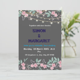"Elegant Custom Wedding Invitation" Einladung