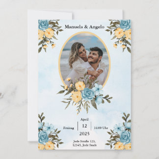 Elegant Customizable Wedding Invitation | Stylish