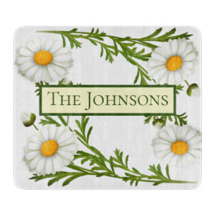 Elegant Cut Daisies Schneidebrett