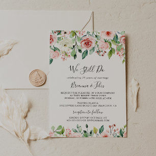 Elegant Dainty Floral machen wir immer noch eine N Einladung