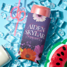 Elegant Daisies mit Lila Glitzer Hochzeit