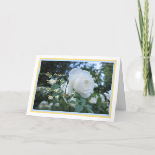 Elegant Daisy Blume Denken Sie an Ihre Sympathy Ca Karte