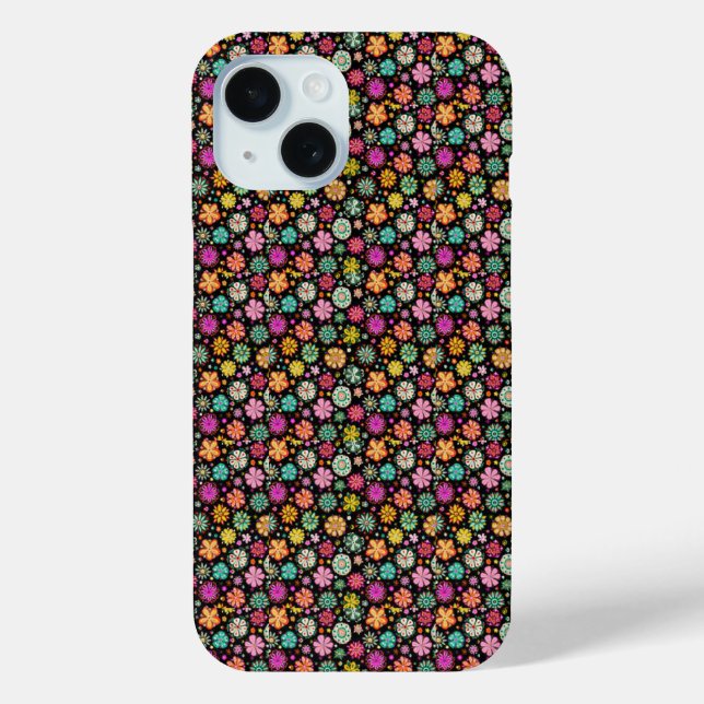 Elegant Daisy Blume Pattern Case-Mate iPhone Hülle (Rückseite)