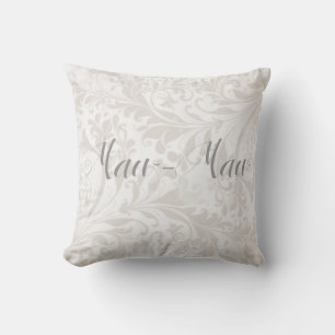 Elegant Damask Maw-Maw Throw Kissen