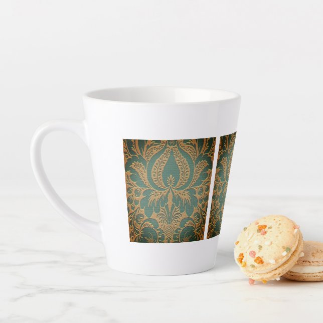 Elegant Damask Muttertag Milchtasse (Beispiel)