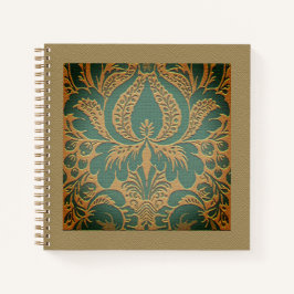 Elegant Damask Muttertag Notizbuch
