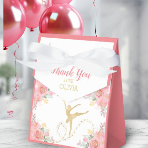 Elegant Dancer Ballet Floral Custom Vielen Dank Geschenkschachtel