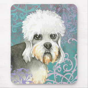 Elegant Dandie Dinmont Terrier Mousepad