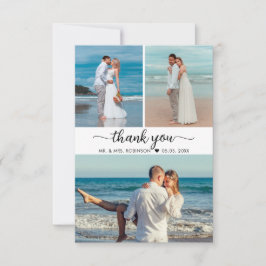 Elegant danke Ihnen Calligraphy Collage Wedding