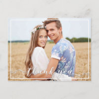Elegant Danke Typografy Wedding Foto