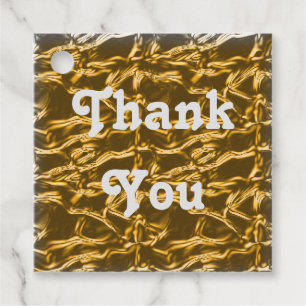 Elegant Danke YOu Gold Silver Wertschätzung Geschenkanhänger