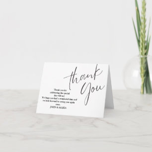 Elegant Dankeschön Card Dankeskarte