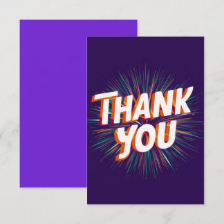 Elegant Dankeschön Card Dankeskarte