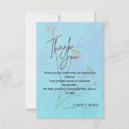 Elegant Dankeschön Card Dankeskarte