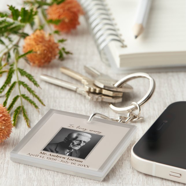 Élégant dans l'amour mémoire funéraire (Devant Droit)