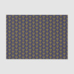 Elegant Dark Blue | Chanukah Hanukkiyah | MENORAH Seidenpapier<br><div class="desc">Elegantes dunkelblaues MENORAH Tissue,  das mit Imitaten goldene Menorah in einem gefliesten Muster zeigt. Das Design ist minimalistisch,  einfach,  elegant,  besonders geeignet für Handwerksgeschenke oder Handwerkskunst.</div>