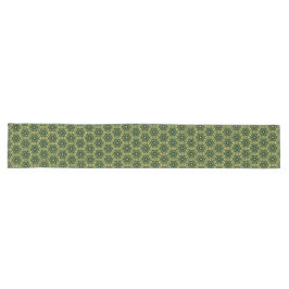 Elegant Dark Green Gold Table Runner Großer Tischläufer