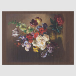 Elegant Dark Moody Dutch Fine Art Still Life Seidenpapier