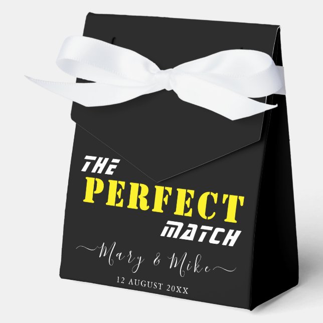 Elegant das perfekte Match Large Zent Geschenkschachtel (Vorderseite)