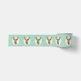 Elegant Deer Antlers Rustic Country Wedding Ripsband