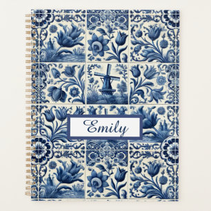 Elegant Delft Tiles Personalisiert Planer