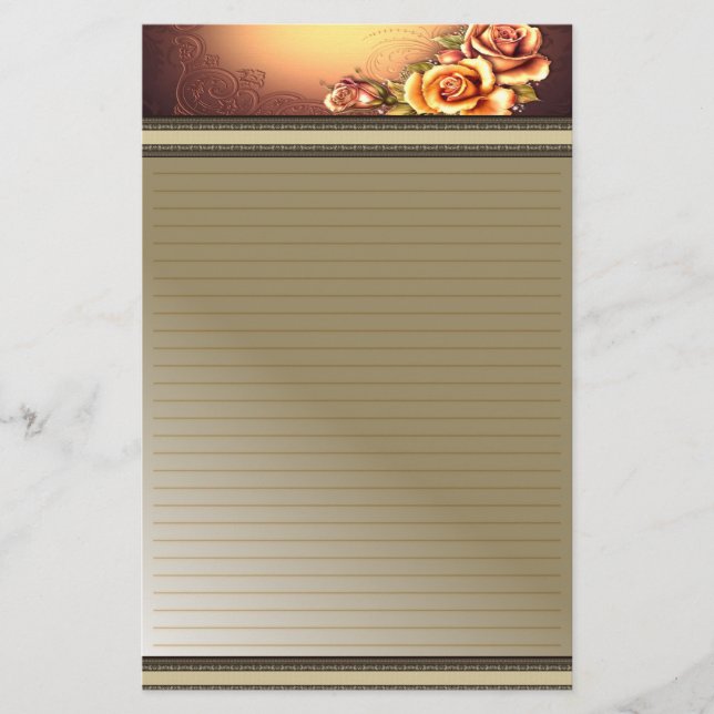 Elegant dennoch Spaß Briefpapier (Vorderseite)