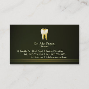 Elegant Dental Visitenkarte