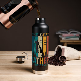 Elegant Der beste Vater der Galaxie Trinkflasche