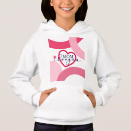Elegant design texte Maman I Love You With Heart
